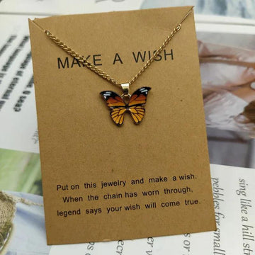 Yellow Butterfly Pendent