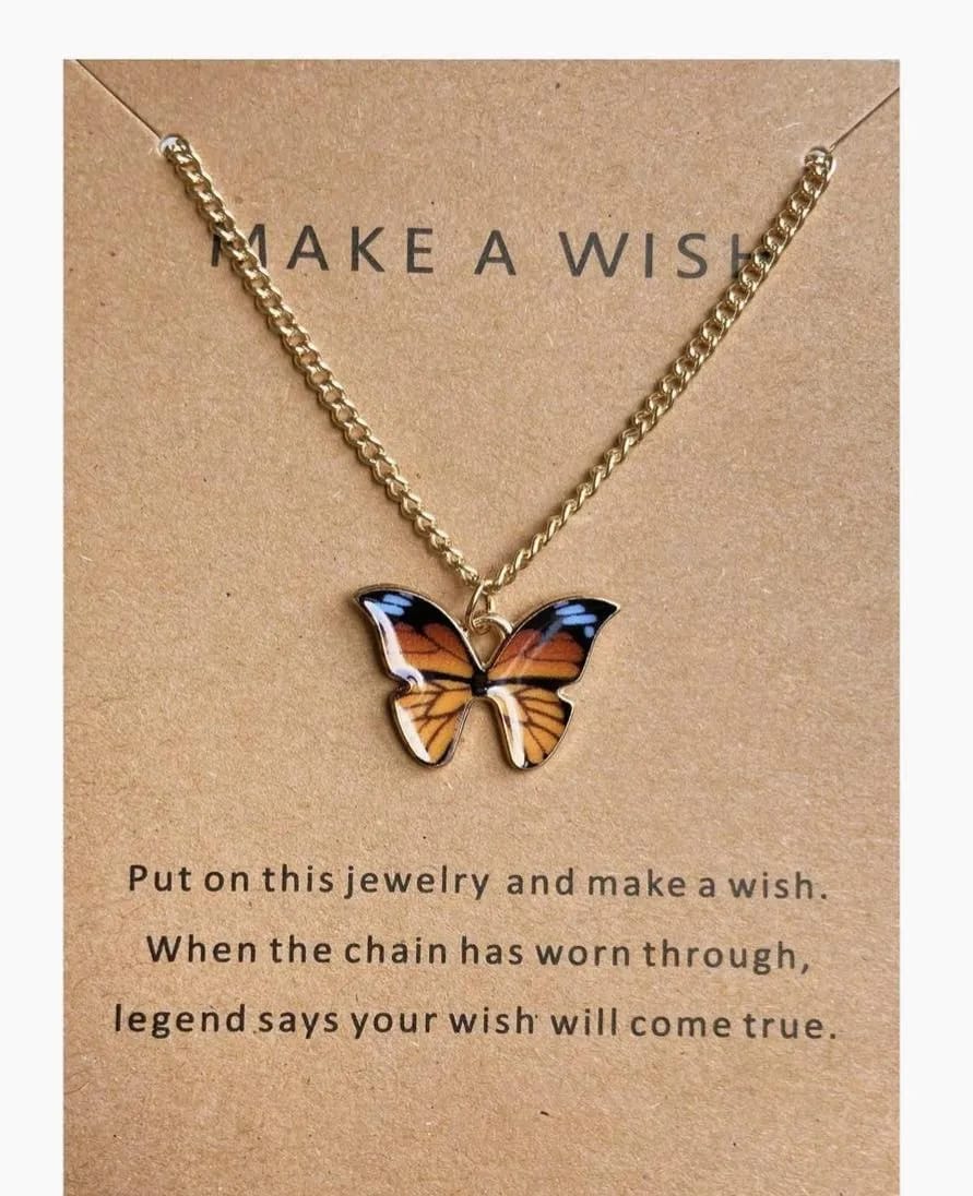 Yellow Butterfly Pendent